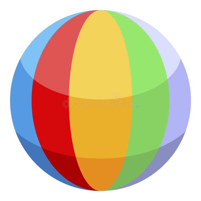 Baby Ball Icon, Isometric Style Stock Vector Illustration of