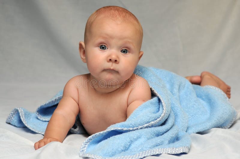 Baby after bath stock photo. Image of family, life, people - 5986712