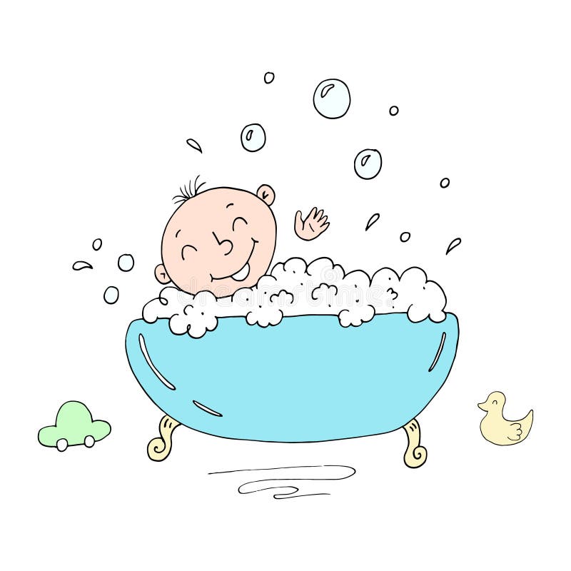 Cute Baby Bath Tub Stock Illustrations 1,496 Cute Baby Bath Tub Stock