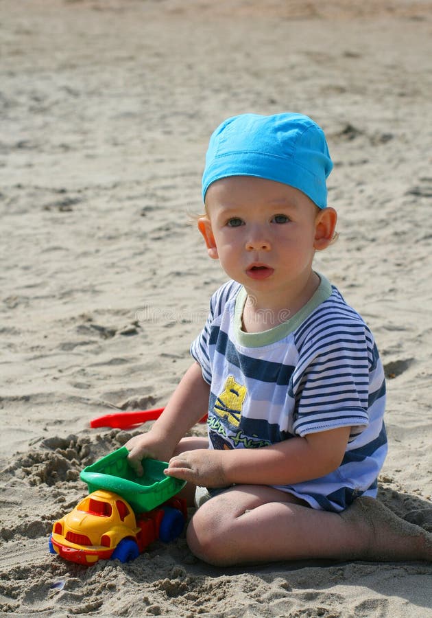 Baby on beach