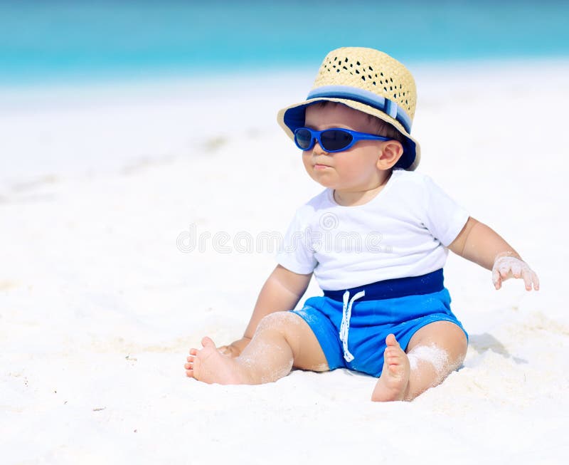 Baby on the beach