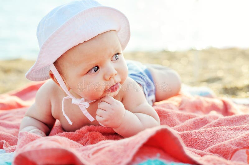 Baby on the beach