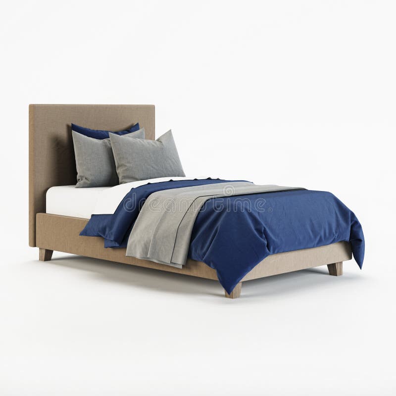 Baby Bed on a White Background. Stock Illustration Illustration of