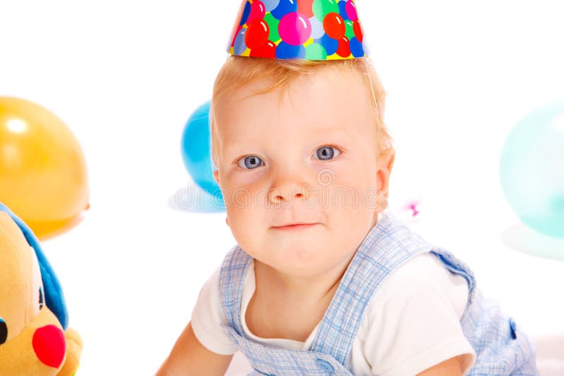 Baby birthday stock photo. Image of happy, decoration 10728476