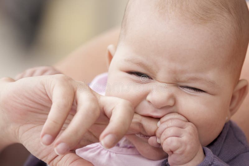 Baby biting stock photo. Image of biting, caucasian, innocence 88440584