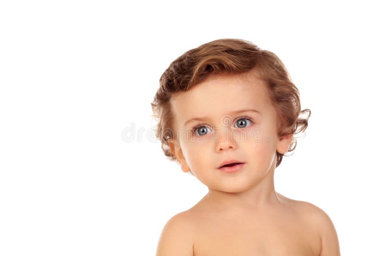 Baby with blue eyes stock photo. Image of adorable, blue 83873402