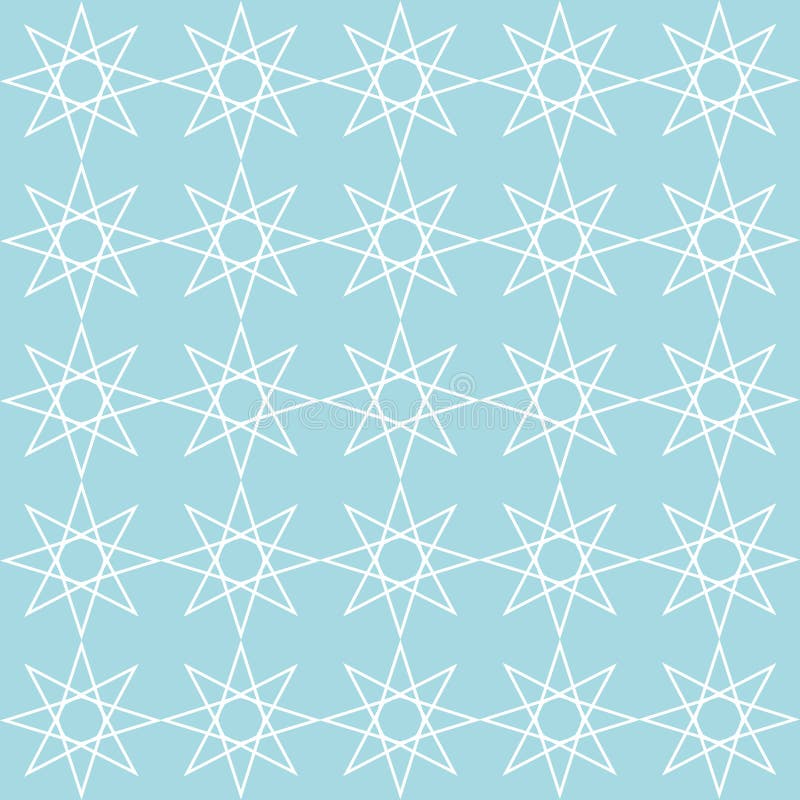 Baby Blue Geometric Background Patterns Icon Stock Illustration