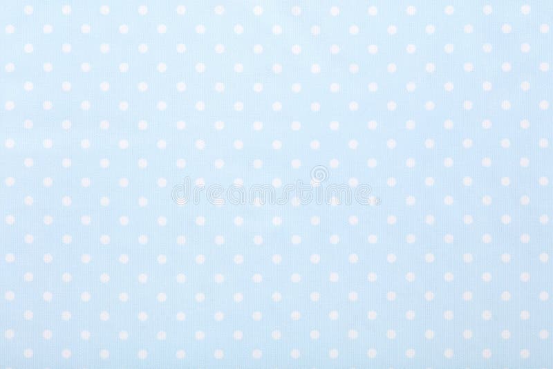 Baby Blue Polka Dot Fabric Texture, Background Stock Photo Image of