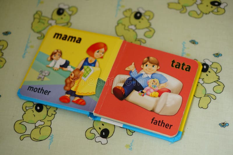 Baby book editorial photography. Image of english, polish 51281992