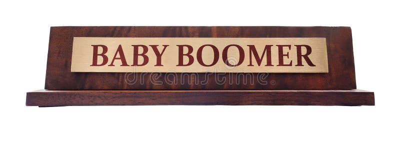 Baby Boomer name plate