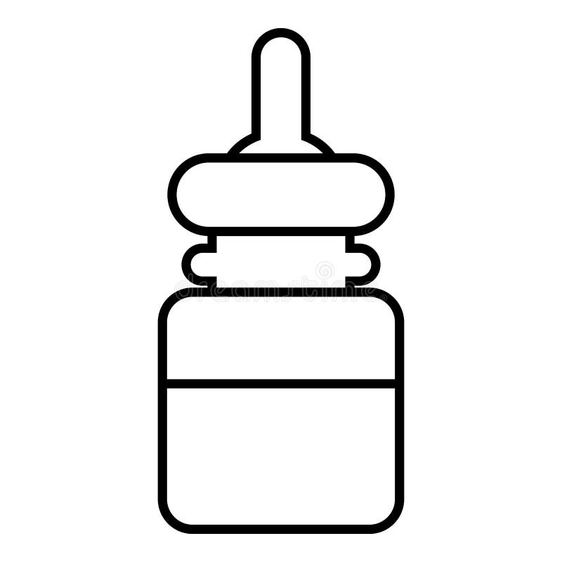 Download Baby Bottle Icon , Outline Style Stock Vector ...