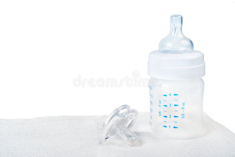 Baby Bottle Cap Pink And Blue Stock Photo Image of rubber, newborn
