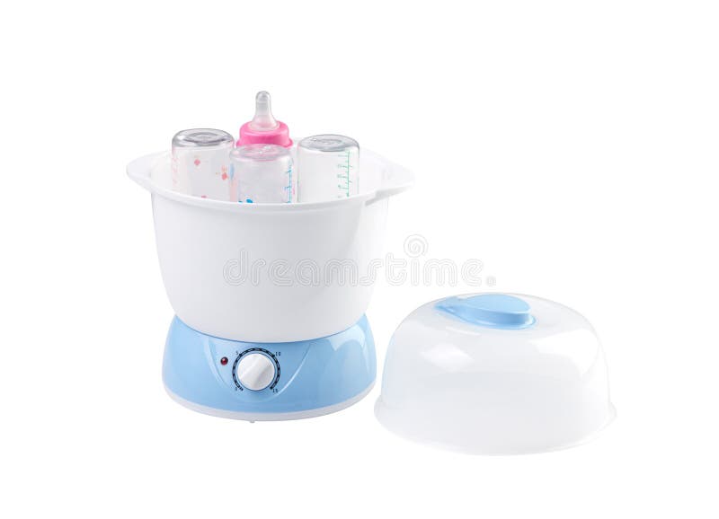 Baby Bottle Steamer Machine Stock Photo Image of isolated, electric