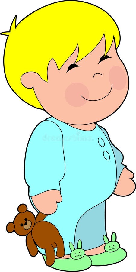 Baby Boy stock illustration