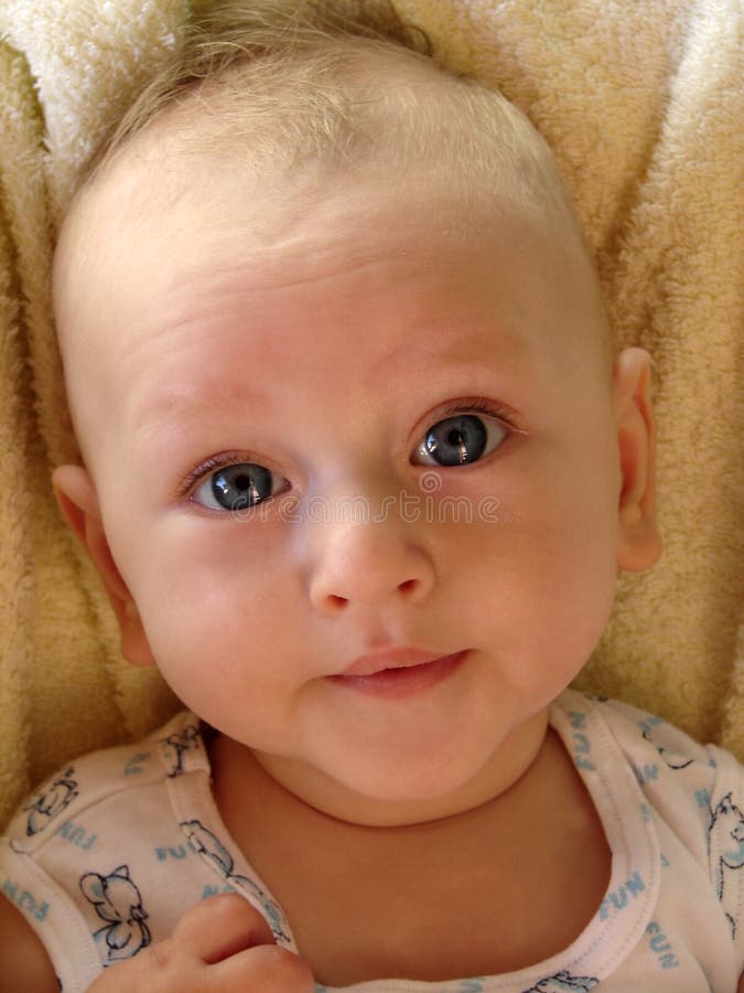 Baby boy stock image. Image of sweet, young, nice, funny 1461591