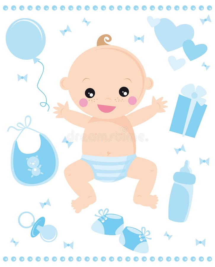 4,900+ Background Baby Boy Stock Illustrations, Royalty-Free