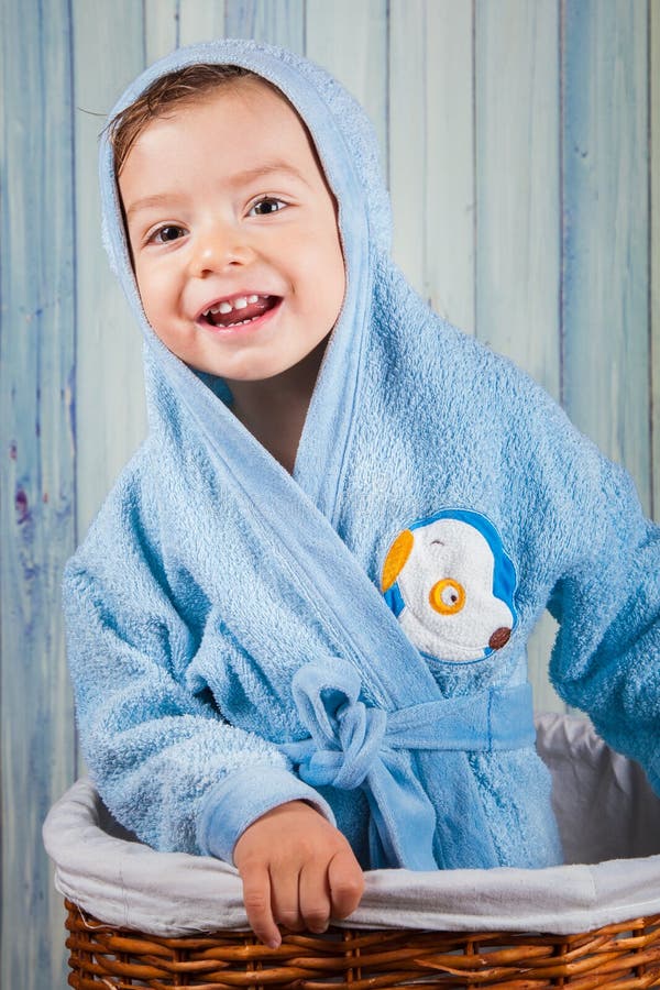 Baby boy after bath stock photo. Image of infant, adorable 62873596