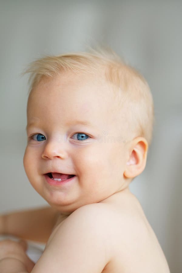 Baby boy with blue eyes stock photo. Image of beautiful 87202446