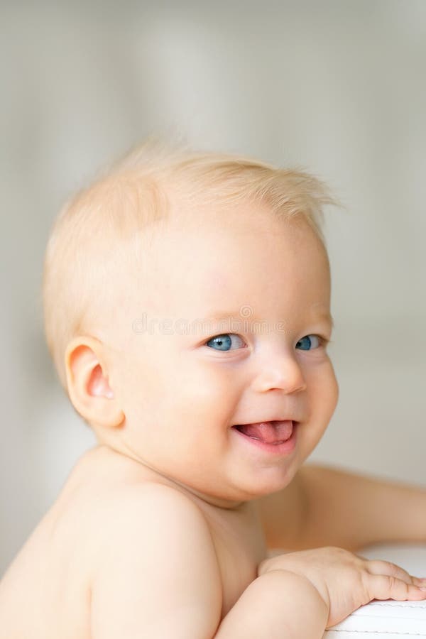 Baby boy with blue eyes stock photo. Image of caucasian 88311994