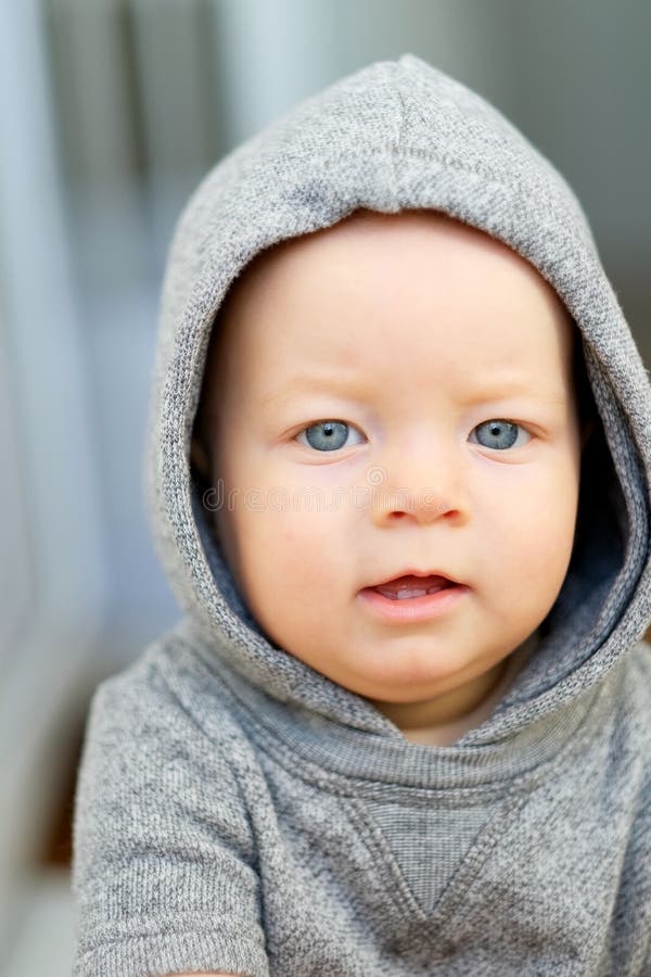 Baby boy with blue eyes stock photo. Image of happiness 89681156
