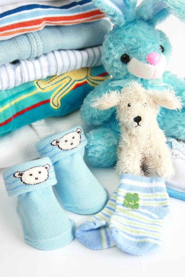 Baby boy clothes stock image. Image of child, toys, attire 14221015