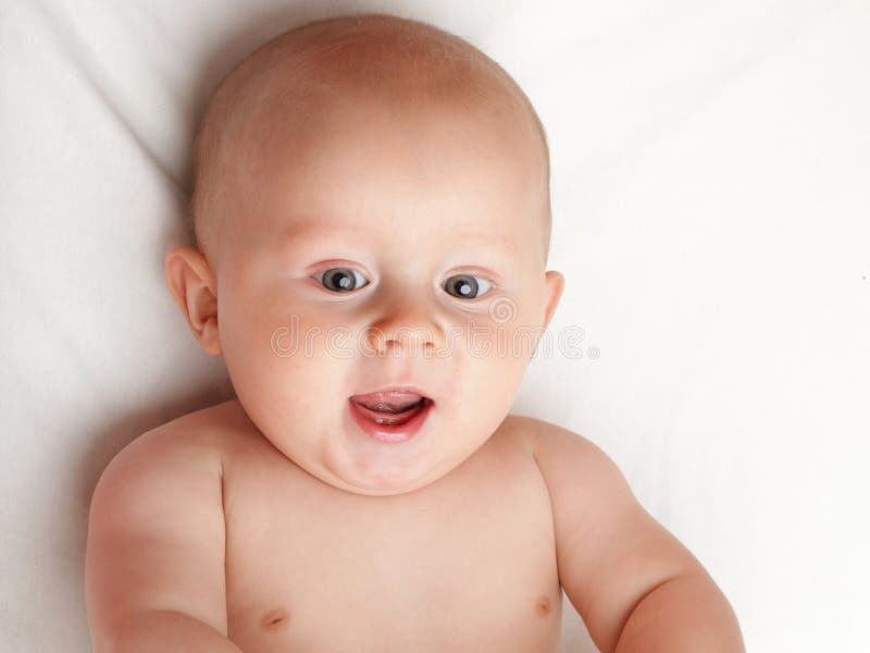 Baby boy in diaper stock photo. Image of healthy, lovely 23815482
