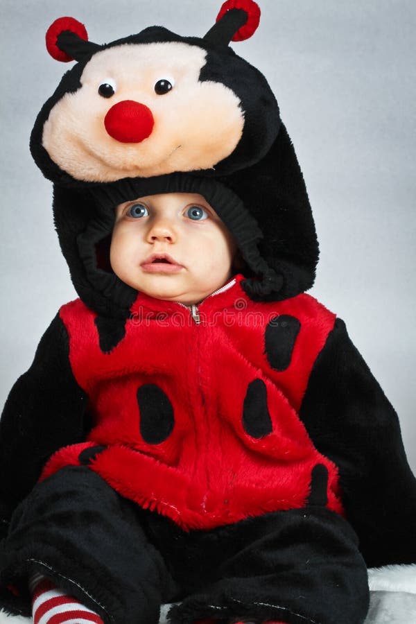Baby Boy with a Ladybug Costume Stock Image Image of costume, ladybug