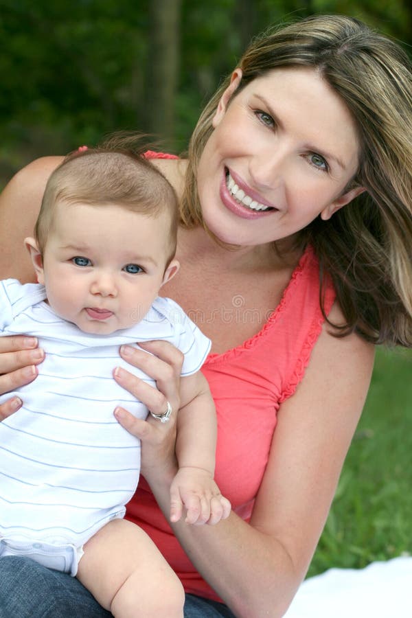 Mom and Baby stock photo. Image of eyes, maternity, mouth 8982112
