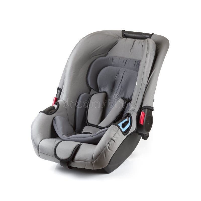 Baby Car Seat Isolated on White Stock Photo Image of isolated, safety