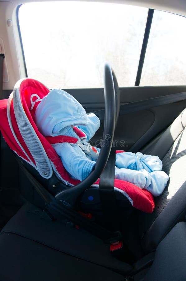 Baby car seat stock image. Image of interior, protection - 39007457