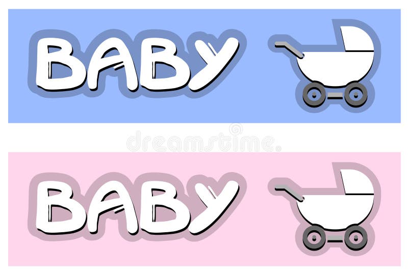 Baby card vector illustration