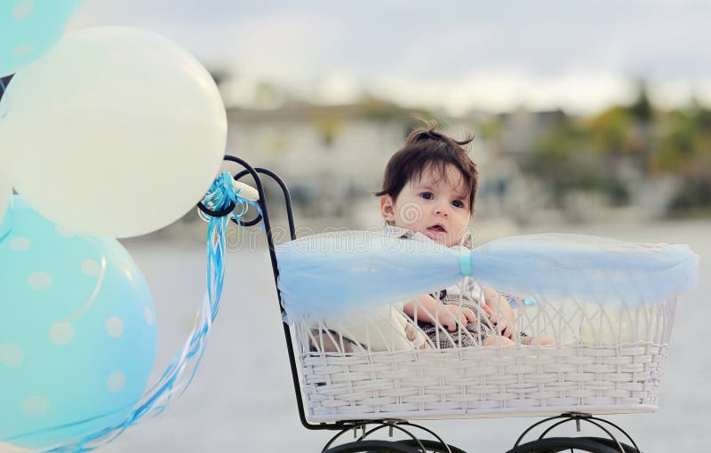 Baby in carriage stock images Baby in carriage stock images