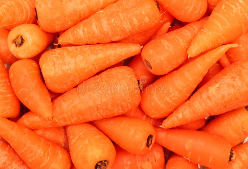 Baby carrots stock image. Image of natural, peeled, colour 23102451
