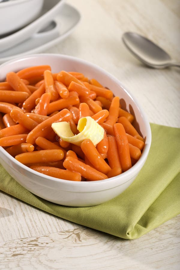 Baby carrots royalty free stock photos