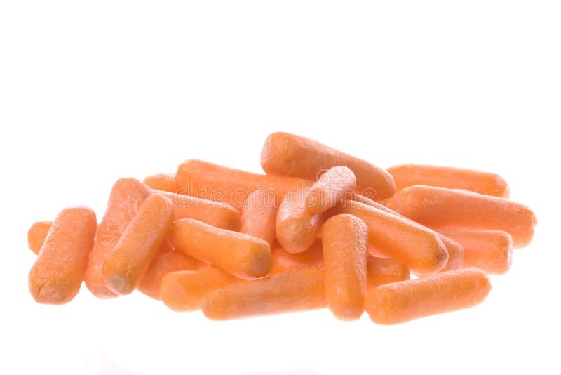 Baby Carrots Isolated