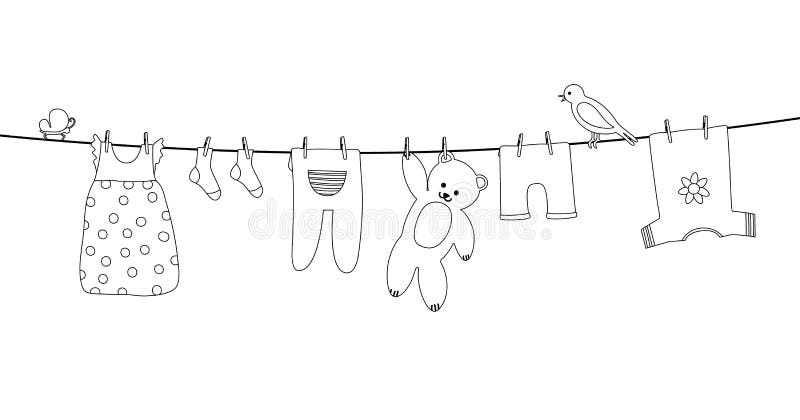 Baby Boy Clothes Stock Illustrations – 20,362 Baby Boy Clothes Stock ...