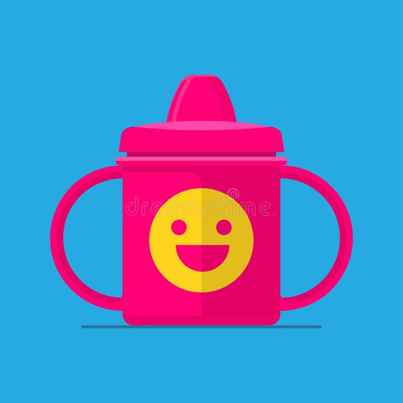 Baby cup icon