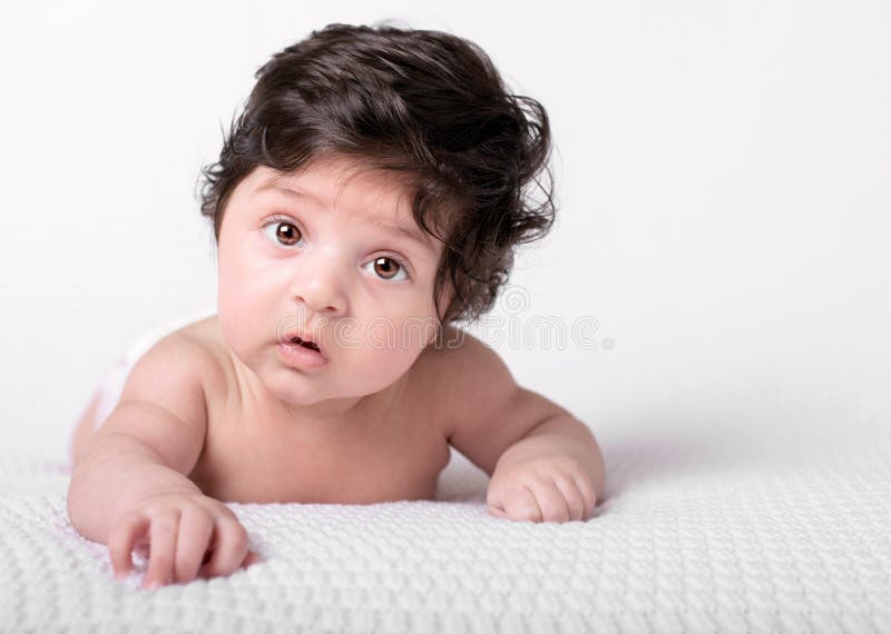729 Cute Newborn Dark Hair Stock Photos - Free & Royalty-Free Stock Photos  from Dreamstime