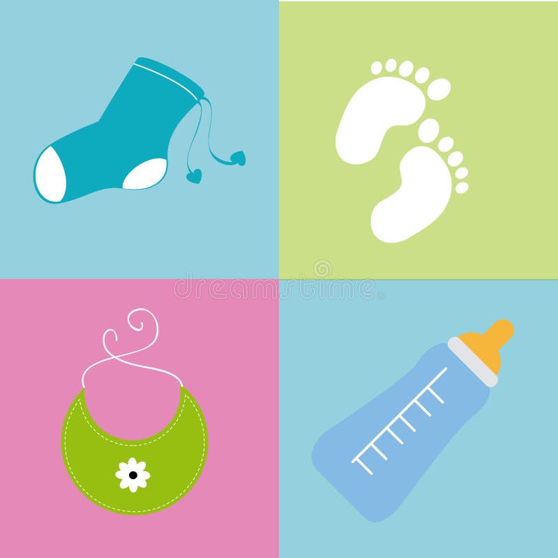 Download Baby design stock vector. Illustration of pictogram, icon ...