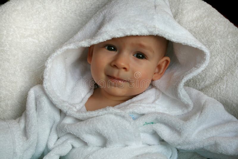The Baby In A Dressing Gown Picture. Image 1924241