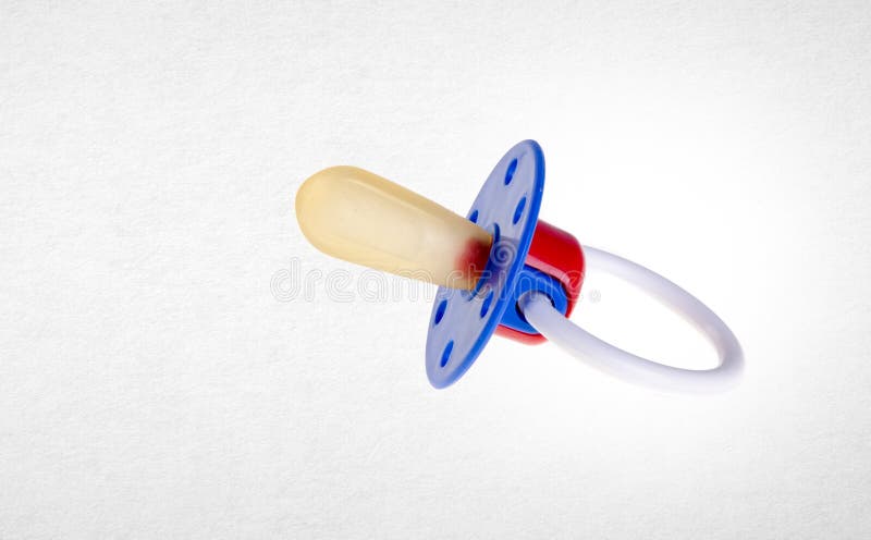 Baby Dummy Or Baby Dummy Silicone On A Background. Stock Photo - Image ...