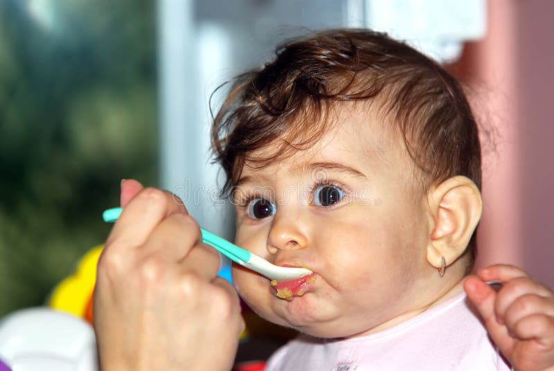 Baby eating