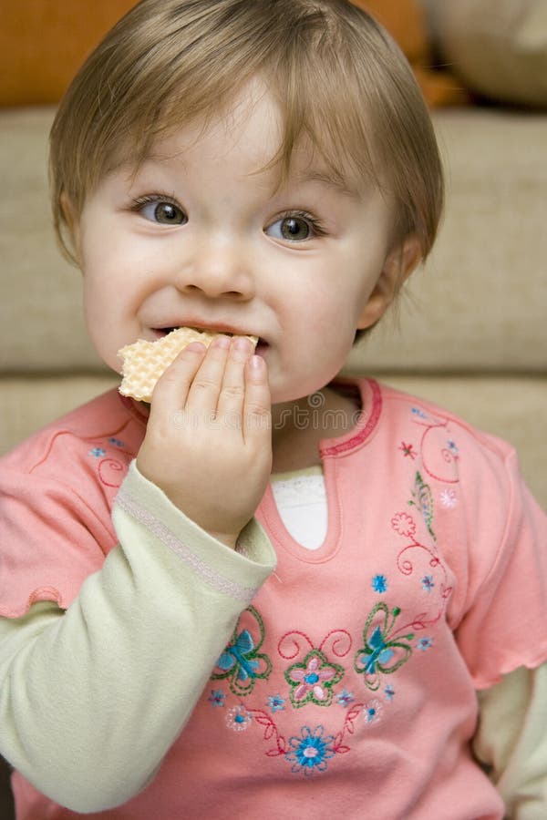 Baby eating