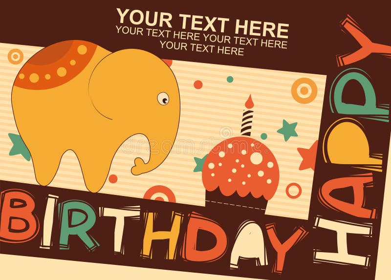 Baby elephant Birthday