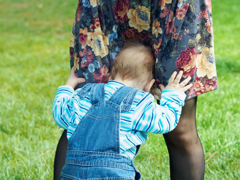 Baby en moeder royalty-vrije stock afbeeldingen