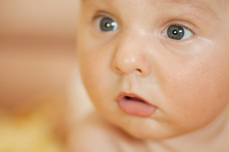Baby face stock image. Image of care, eyes, people, look 27108143