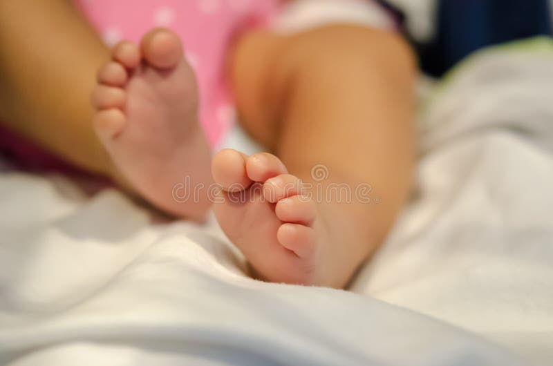 Baby feet stock photo. Image of foot, maternity, delicate 134978586