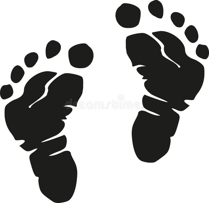 Download Baby feet realistic stock vector. Illustration of ...