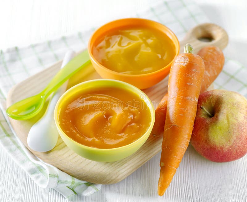 Baby food stock photo. Image of mashed, homemade, children - 55361644