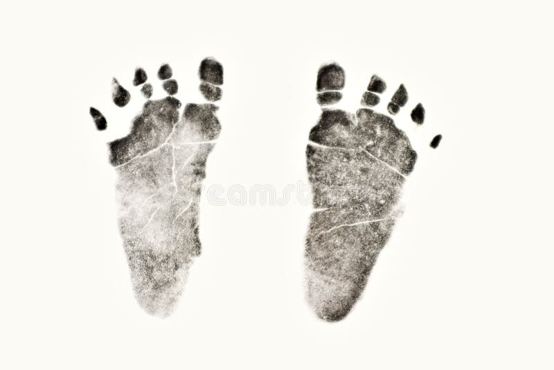 Imprint Baby Footprint, Baby Foot Foot Baby